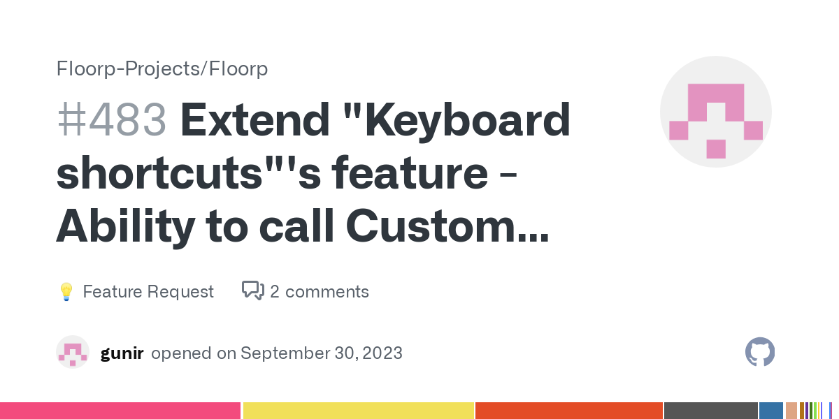 Extend "Keyboard shortcuts"'s feature - Ability to call Custom function · Floorp-Projects Floorp · Discussion #483